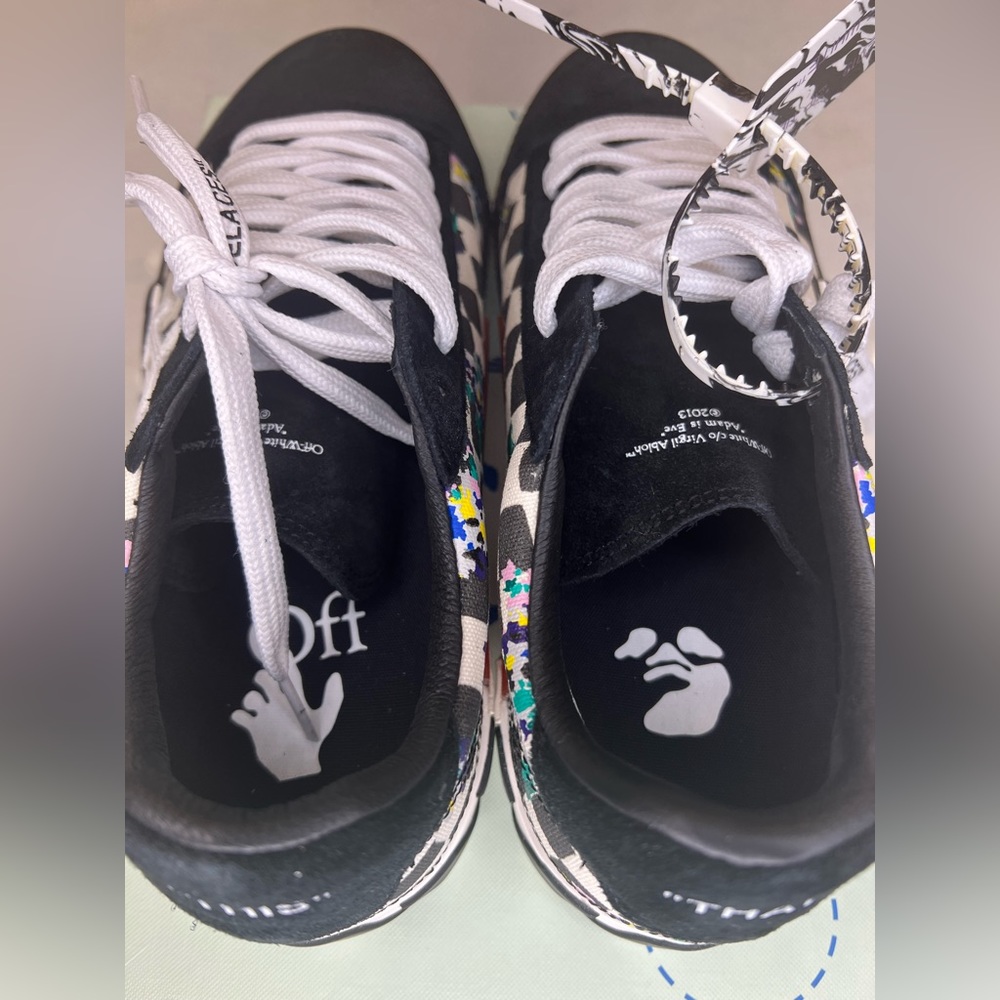 NWT OFF- WHITE VULCANIZED LOW TOP SNEAKER WOMENS SIZE EU 40/US 10 - Picture 6 of 8
